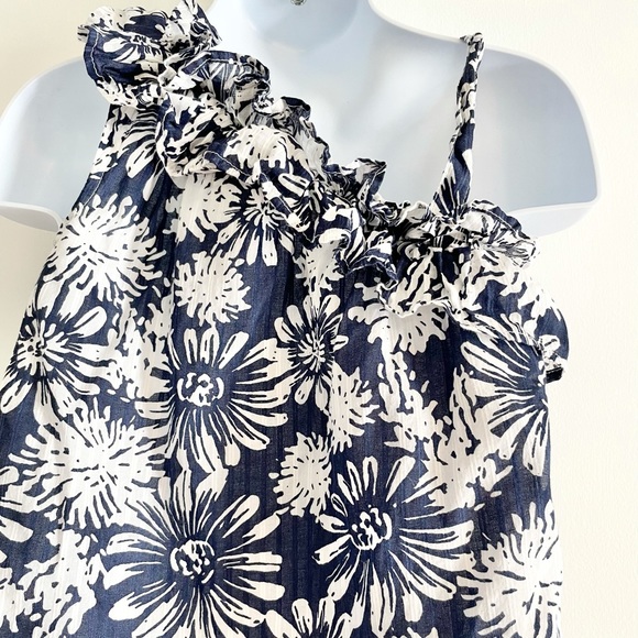 New Girl’s Three Hearts One Shoulder Floral Tank Top - Picture 5 of 8